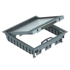 OBO BETTERMANN - Torretta scomparsa per montaggio universale 264x264x67 Poliammide grigio ferro RAL 7011.