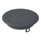 OBO BETTERMANN - Torretta scomparsa con uscita cavo 140x140x40 in Poliammide grigio ferro RAL 7011.