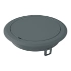 OBO BETTERMANN - Torretta scomparsa cieco 140x140x40 in Poliammide grigio ferro RAL 7011.