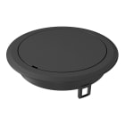 OBO BETTERMANN - Torretta scomparsa cieco 140x140x40 in Poliammide nero grafite RAL 9011.