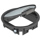 OBO BETTERMANN - Modulo per montaggio universale Ø234x61 in Poliammide nero grafite RAL 9011 con torretta scomparsa.