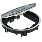 OBO BETTERMANN - Torretta scomparsa con recesso coperchio Ø325x73 in alluminio pressofuso.