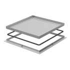 OBO BETTERMANN - Cassetta telaio cieco 282x282x10 Acciaio Inox A2 1.4301 RK V2.
