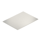 OBO BETTERMANN - Piastra coperchio GES9M10 VA con spessore in PVC 230x177x5 Acciaio INOX A2 1.4303 spazzolato e rivestito di pellicola trasparente EP V 9M-2.