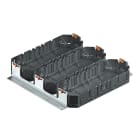 OBO BETTERMANN - Kit cassetta telaio SL con 3 scatole da incasso UT4 250x250x44 Acciaio zincato in continuo.