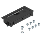 OBO BETTERMANN - Uscita cavo per cassetta telaio in poliammide nero grafite RAL 9011 SAK9011.