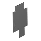 OBO BETTERMANN - T4B TQ Separatore trasversale in PVC nero grafite RAL 9011 per divisione.