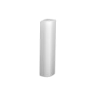 OBO BETTERMANN - T8NL EB2 7035 Flangia Angolare Curvata Verso L'esterno Poliammide Grigio Chiaro RAL 7035.