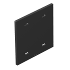 OBO BETTERMANN - Coperchio cieco per T4L/T8NL in Poliammide nero grafite RAL 9011.
