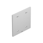 OBO BETTERMANN - T8NL P01 7035 Coperchio cieco per T4L/T8NL in Poliammide grigio chiaro RAL 7035.