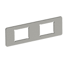 OBO BETTERMANN - Piastra montaggio per 2 prese dati tipo C 77x24x1,5 Acciaio INOX A2 1.4301 MPMT45.