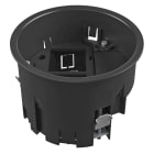 OBO BETTERMANN - MT R2 1-1 supporto montaggio GES R2 per 2x 1 modulo 45 poliammide nero grafite RAL 9011.