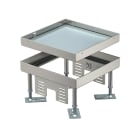 OBO BETTERMANN - RKN3 4 V SL1 15 Cassetta livellabile quadrata cieca 199x199x100 Acciaio inox.
