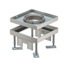 OBO BETTERMANN - rkfn3 4 v sl1 15 cassetta livellabile sl quadrata con tubo 199x199x100 acciaio inox.