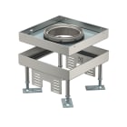 OBO BETTERMANN - rkfn3 4 v sl1 20 cassetta livellabile sl quadrata con tubo 199x199x105 acciaio inox.
