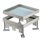 OBO BETTERMANN - RKN3 9 V SL1 21 Cassetta livellabile quadrata cieca 243x243x105 Acciaio inox.