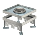 OBO BETTERMANN - rkfn3 9 v sl1 16 cassetta livellabile quadrata con tubo 243x243x100 acciaio inox.