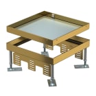 OBO BETTERMANN - RKN3 9 MS 20 cassetta livellabile quadrata cieca 243x243x100 Ottone.