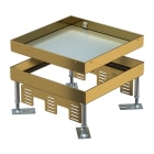 OBO BETTERMANN - RKN3 9 MS 25 cassetta livellabile quadrata cieca 243x243x105 Ottone.