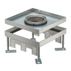 OBO BETTERMANN - RKFN3 9 VS 20 cassetta livellabile quadrata con tubo 243x243x100 acciaio inox.
