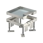 OBO BETTERMANN - rksn2 4 vs 20 cassetta livellabile quadrata con uscita cavo 200x200mm acciaio inox a2 1.4301.
