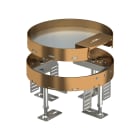 OBO BETTERMANN - Cassetta livellabile rotonda RKS2 R4 M25 con uscita cavo Ø215mm Ottone.