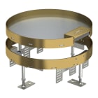OBO BETTERMANN - RKS2 R9 M20 cassetta livellabile rotonda con uscita cavo Ø305mm ottone.