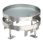 OBO BETTERMANN - Cassetta livellabile rotonda con uscita cavo Ø305mm Acciaio, INOX A2 1.4301 RKS2 R9 V25.