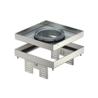 OBO BETTERMANN - rkfn2 uzd3 4vs20 cassetta livellabile quadrata con tubo 200x200mm acciaio inox a2 1.4301.
