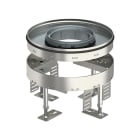 OBO BETTERMANN - rkfr2 4 v25 cassetta livellabile rotonda con tubo Ø215mm acciaio inox a2 1.4301.