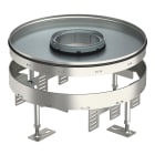 OBO BETTERMANN - rkfr2 9 v25 cassetta livellabile rotonda con tubo Ø305mm acciaio inox a2 1.4301.