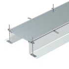 OBO BETTERMANN - Canale filo pavimento cieco, a incastro 2400x300x240 acciaio zincato in continuo.