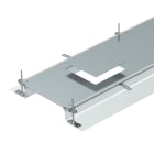 OBO BETTERMANN - Canale filo pavimento per torretta GES9 2400x500x140 in acciaio zincato continuo.