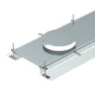 OBO BETTERMANN - Canale filo pavimento per torretta GESR9 2400x400x140 in acciaio zincato continuo.
