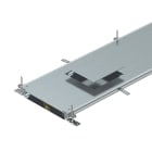 OBO BETTERMANN - Canale filo pavimento per torretta GES9 2400x400x60 in acciaio zincato continuo.