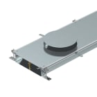 OBO BETTERMANN - Canale filo pavimento per torretta GESR9 2400x500x100 in acciaio zincato continuo.