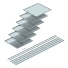 OBO BETTERMANN - Cassetta livellabile per OKA RK 400 e OKA-W 400x400x15 in Acciaio INOX A2 1.4301.