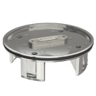OBO BETTERMANN - TUK2 G4 coperchio tubo telescopico con recesso Ø110mm zinco pressofuso nichelato.