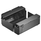 OBO BETTERMANN - Scatola di montaggio per moduli standard italiano 205x220x82 in acciaio zincato nero RAL 9005. 7429196