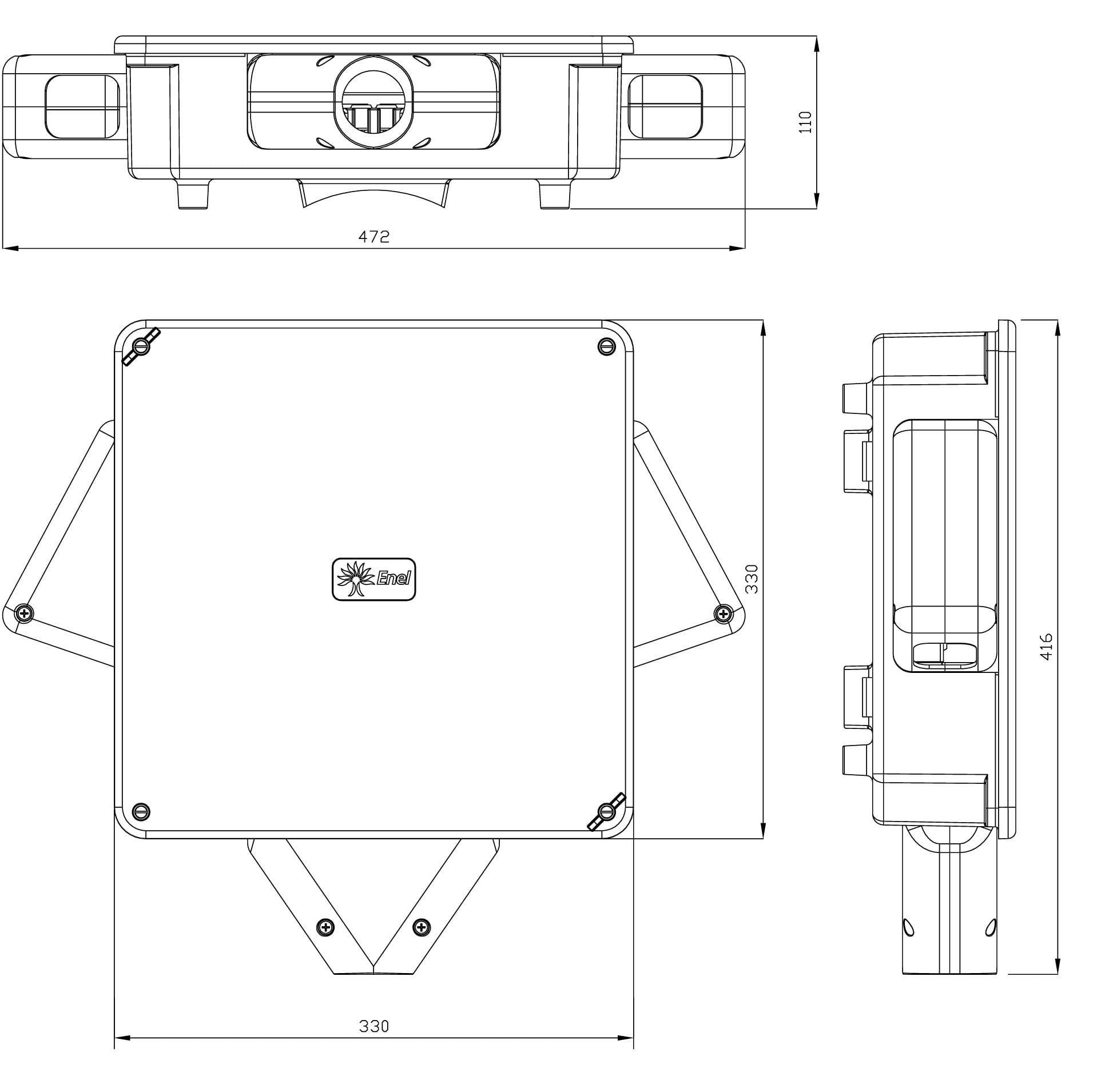 OEC - CONT.ARE/MP3-330X330 PER 4X95MM2
