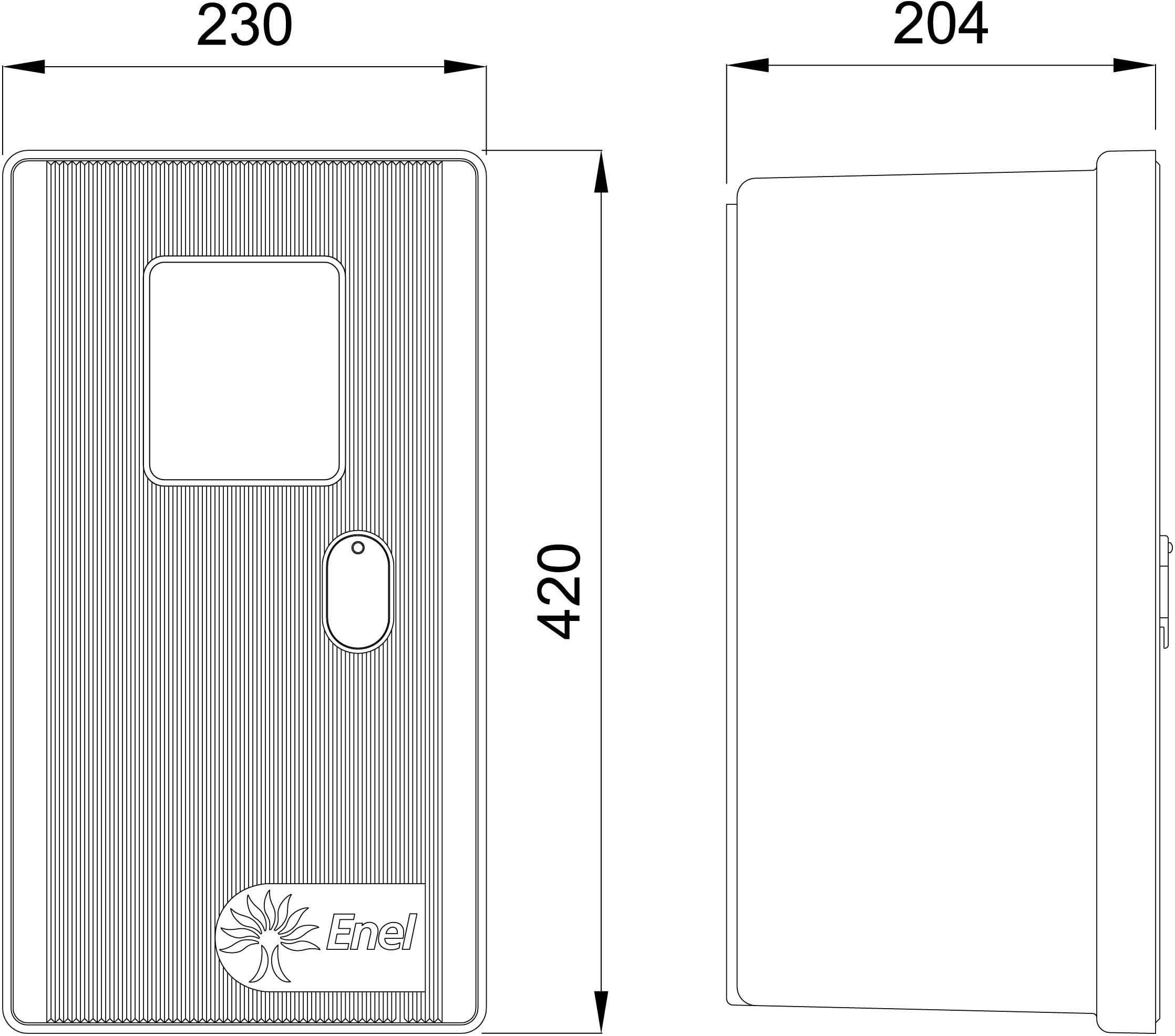 OEC - CONTEN.420X230+FINESTRA SERRATURA SC/1