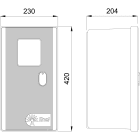 OEC - CONTEN.420X230+FINESTRA SERRATURA SC/1