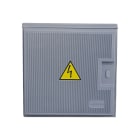 OEC - Contenitore 600x600 logo Enel, senza tetto, senza serratura e con piastra accoppiamento