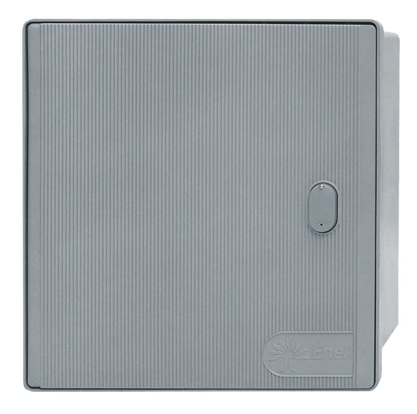 OEC - Sportello rigato per contenitore  gruppo di misura trifase GTI (con logo Enel) N2ST0160