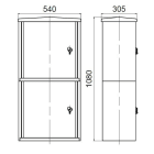 OEC - Contenitore 500x500 Sovrapposto senza serratura S05741SS