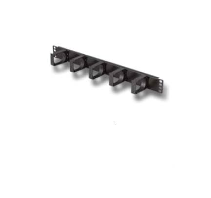 OEC - PASSA PERMUTE 1U 5 ANELLI PLASTICI NERO