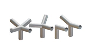 OEC - ATTACCOTRIPLO IN ACCIAIO PER TESTA60 MM