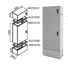 OEC - ARMADIO 850X1400X450 + ZOCCOLO+ SOPRALZO N0ST0163