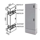 OEC - ARMADIO 850X1400X450+ ZOCC.+SOP.SERR.21 N0ST0163/21