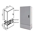 OEC - ARMADIO 850X1100X450 CON ZOCCOLO SERR.12